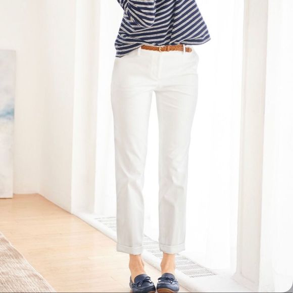 Talbots Denim - Talbots Women’s Stretch Cotton Chino White Jeans